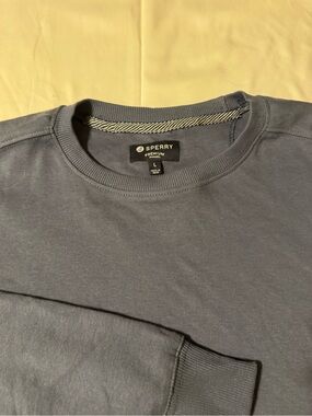 Sperry Men's Crewneck Sweater in Slate